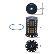 Mahle Fuel Filter Element KX 606D