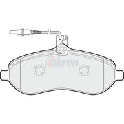Fahren Front Brake Pad Set fits Citroën Dispatch II 2007-2016 1.6 2.0