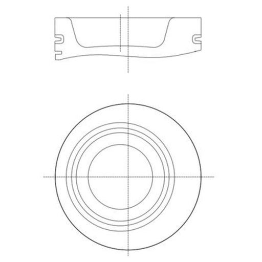 Mahle Piston Cylinder Bore = 132mm 227 PI 00140 000