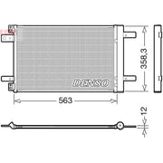 Denso Air Conditioning Condenser fits Citroën Berlingo 2018-2019 1.2 1.5 1.6