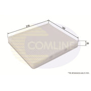 Comline Cabin Air Filter (Pollen Filte EKF407