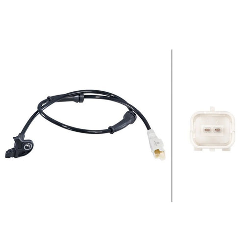 Hella ABS Wheel Speed Sensor Front 6PU 009 106-371
