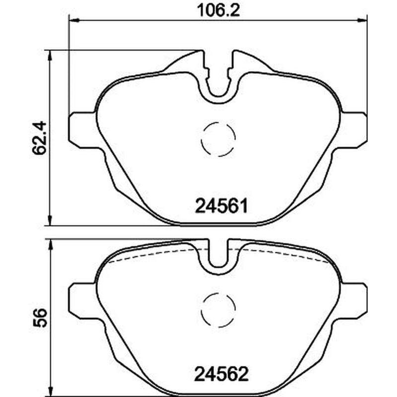 Mintex Rear Brake Pad Set MDB2948
