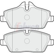 Fahren Front Vented & Rear Vented Brake Discs & Pads fits BMW 1 2004-2011