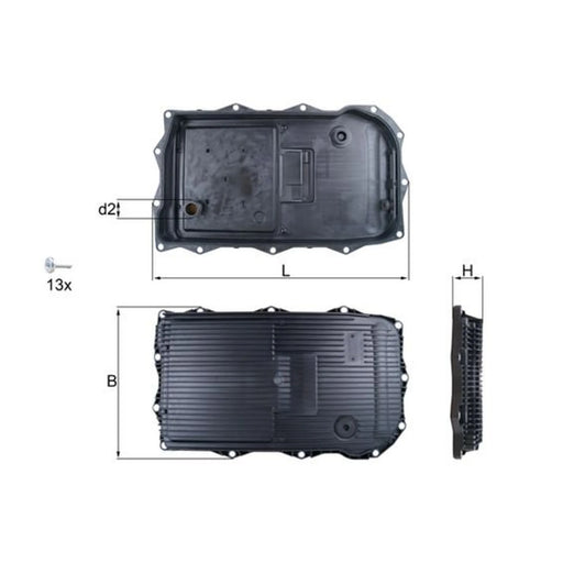 Mahle Automatic Gearbox Oil Sump HX 184KIT