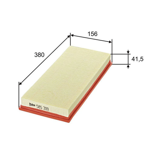 Valeo Engine Air Filter 585309
