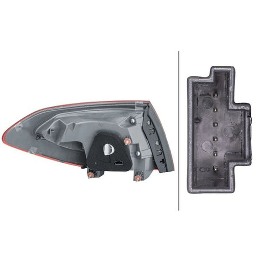 Hella Tail Light / Lamp PY21W Right 2SD 354 875-221