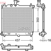 Denso Engine Radiator DRM41012