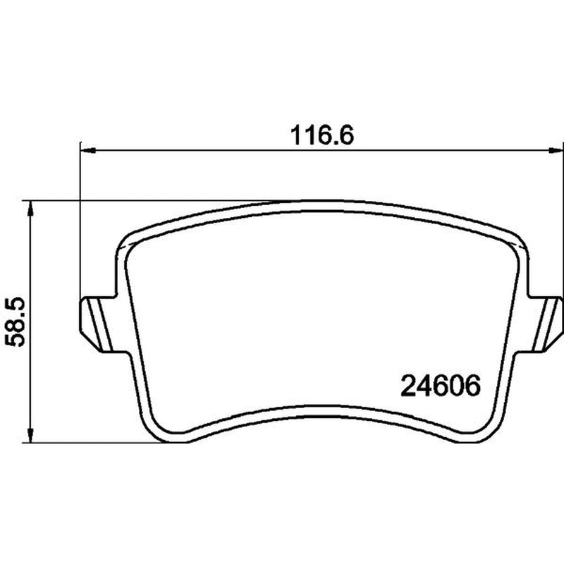 Mintex Rear Brake Pad Set MDB2929