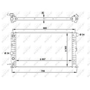 NRF Engine Radiator 50219A