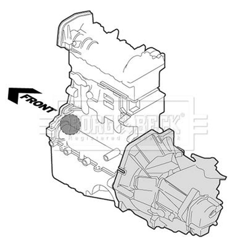 Borg & Beck Engine Mount Mounting BEM3634