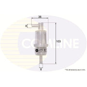 Comline Fuel Filter Element EFF043