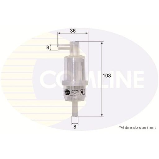 Comline Fuel Filter Element EFF043