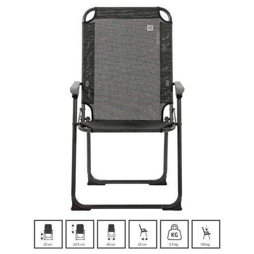 Travellife Como Chair Compact Grey 2129800 - Travellife - Van Life Living