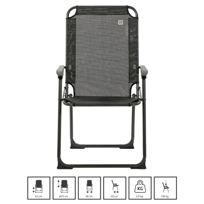 Travellife Como Chair Compact Grey 2129800 - Travellife - Van Life Living