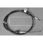 Borg & Beck Handbrake Cable Left Rear BKB3450