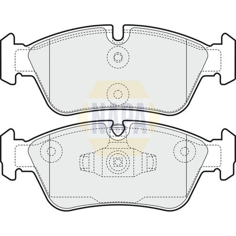 NAPA Front Brake Pad Set NBP1055
