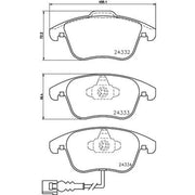 Mintex Front Brake Pad Set MDB2973