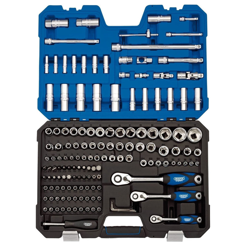 Draper Metric Socket Set, 1/4", 3/8" and 1/2" Sq. Dr. (149 Piece) 16461 Draper  - Town Parts