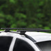 Roof Bars Rack Aluminium Black fits Toyota Proace City 2019- For Raised Rails - Omtec - Van Life Living