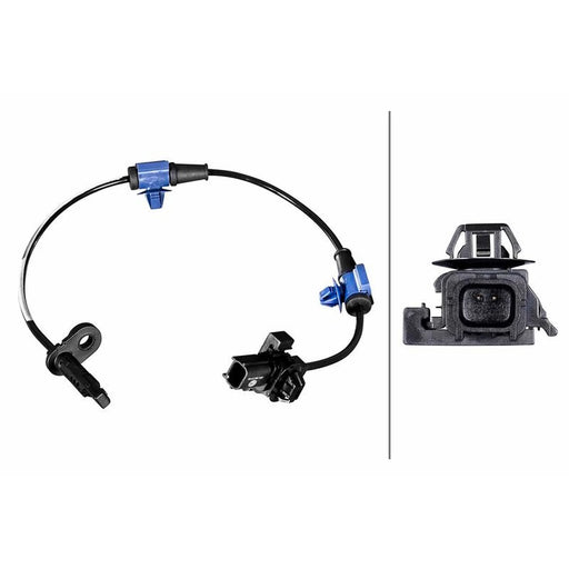 Hella ABS Wheel Speed Sensor Rear 6PU 358 217-551