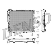 Denso Engine Radiator fits Mercedes-Benz E-Class 1993-1995