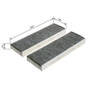 Bosch Cabin Air Filter (Pollen Filter) 1 987 435 522