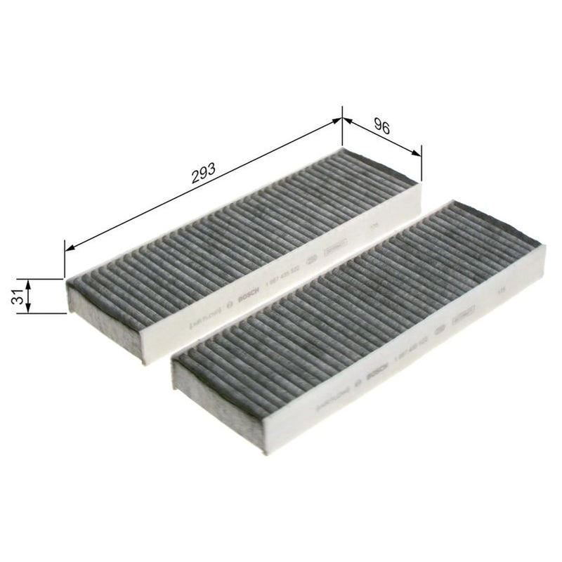 Bosch Cabin Air Filter (Pollen Filter) 1 987 435 522