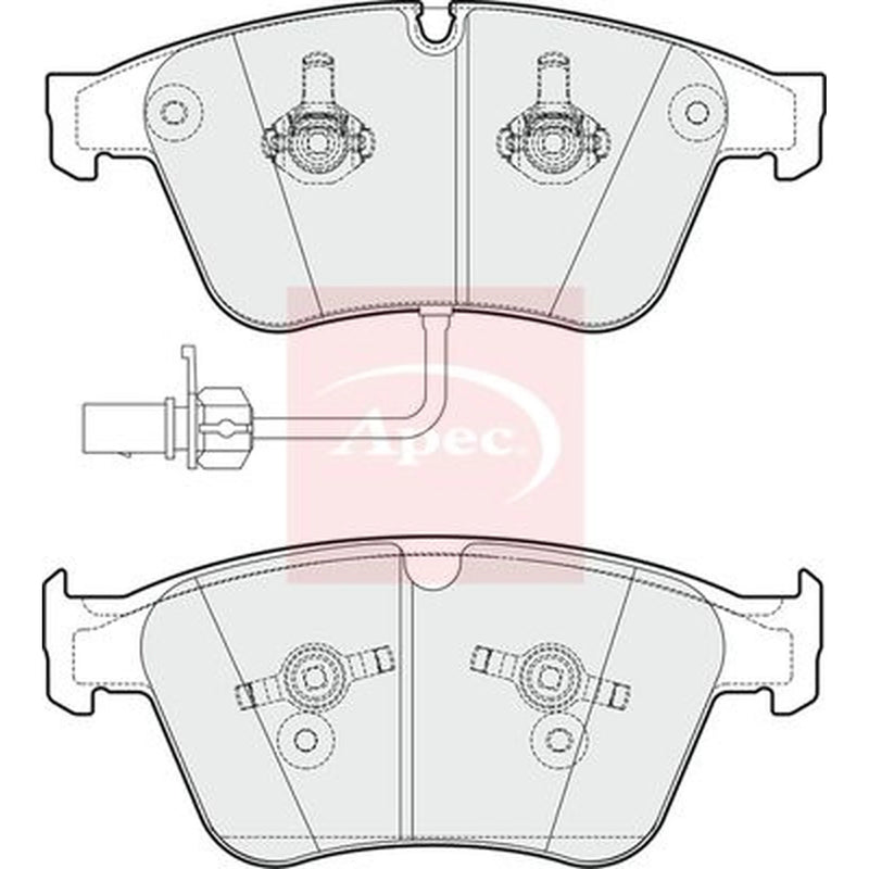 Apec Front Brake Pad Set PAD1765