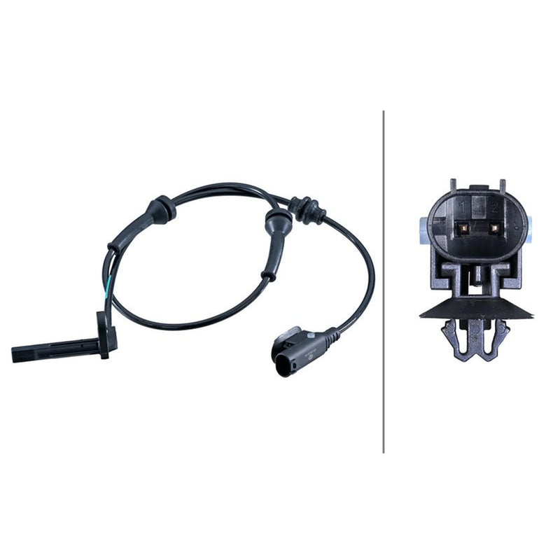 Hella ABS Wheel Speed Sensor Front 6PU 358 251-461
