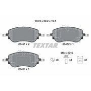 Textar Front Brake Pad Set 2645101