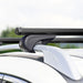 Roof Bars Rack Aluminium Black fits Toyota Proace 2017- For Raised Rails - Omtec - Van Life Living