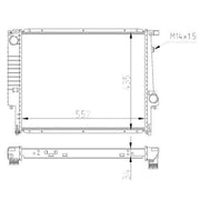 NRF Engine Radiator 509558A