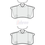 Fahren Front & Rear Brake Discs & Pads fits Peugeot 208 I 2012-2019 1.6