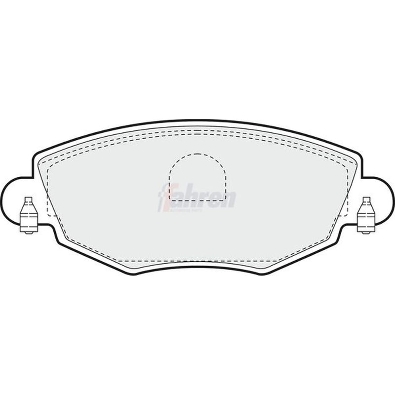 Fahren Front Brake Pad Set FBP3053