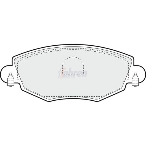 Fahren Front Brake Pad Set FBP3053