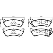 Mintex Rear Brake Pad Set MDB1937