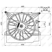 NRF Engine Cooling Fan 47461