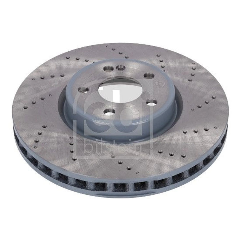 Febi Brake Disc Set Perforated/Vented Front 186227