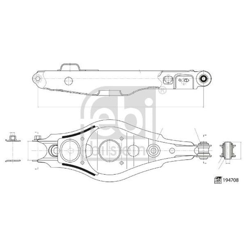 Febi Control/Trailing Arm Rear 194708