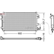Denso Air Conditioning Condenser DCN46035