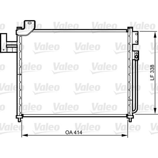Valeo Air Conditioning Condenser 814316