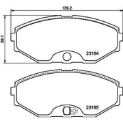 Mintex Front Brake Pad Set MDB1928
