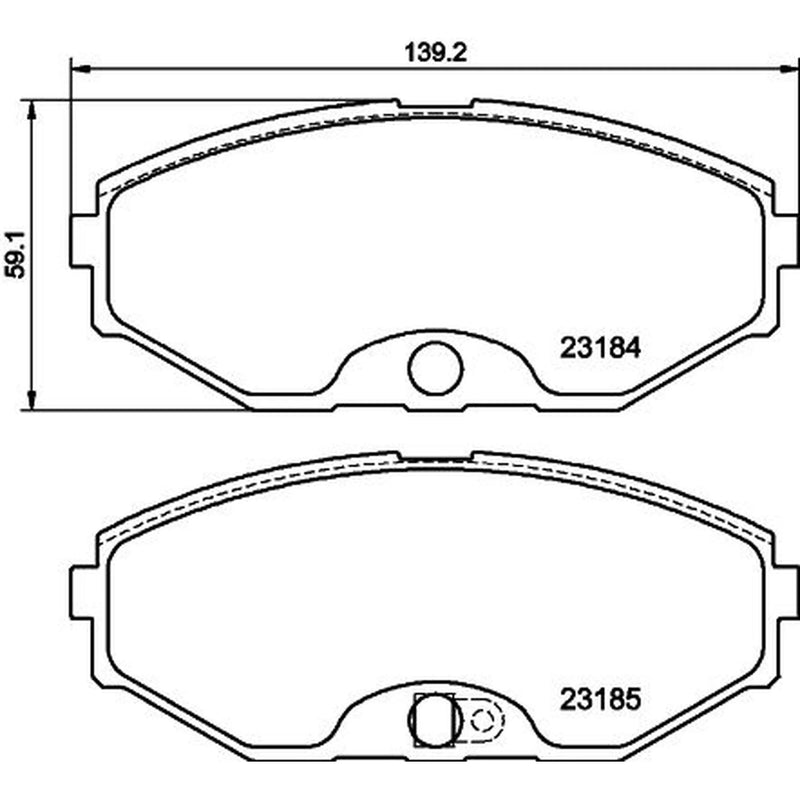 Mintex Front Brake Pad Set MDB1928