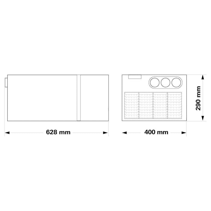 Truma Saphir Comfort RC Storage Compartment Air Conditioner & Heater For Vehicles Up To 6.5m Long – 44035-01 - Truma - Van Life Living