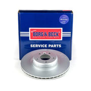 Borg & Beck 2 x Vented Rear Brake Discs BBD6172S-x2