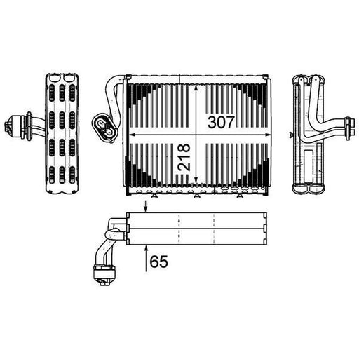 Mahle Air Conditioning Evaporator AE 108 000P
