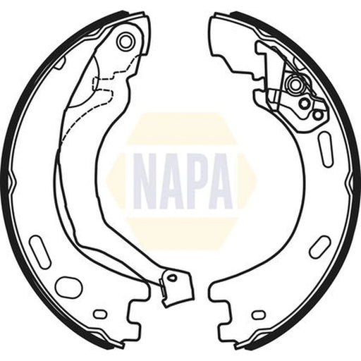 NAPA Parking Brake Shoe Set NBS5033