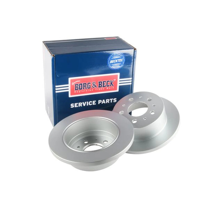 Borg & Beck 2 x Solid Rear Brake Discs BBD4609-x2