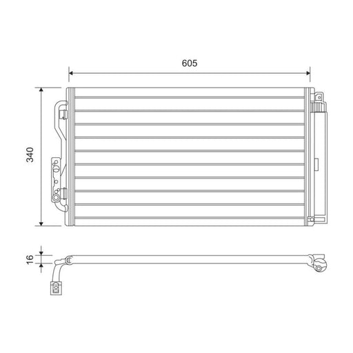 Valeo Air Conditioning Condenser 814191
